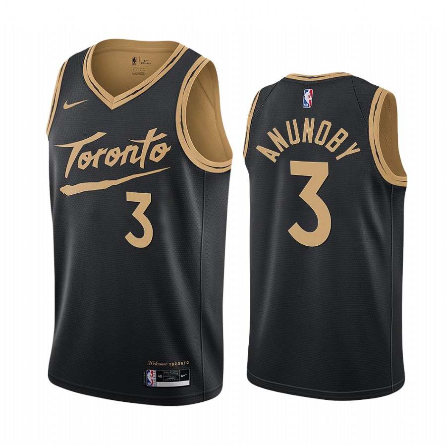 OG Anunoby Toronto Raptors Black City Edition Jersey