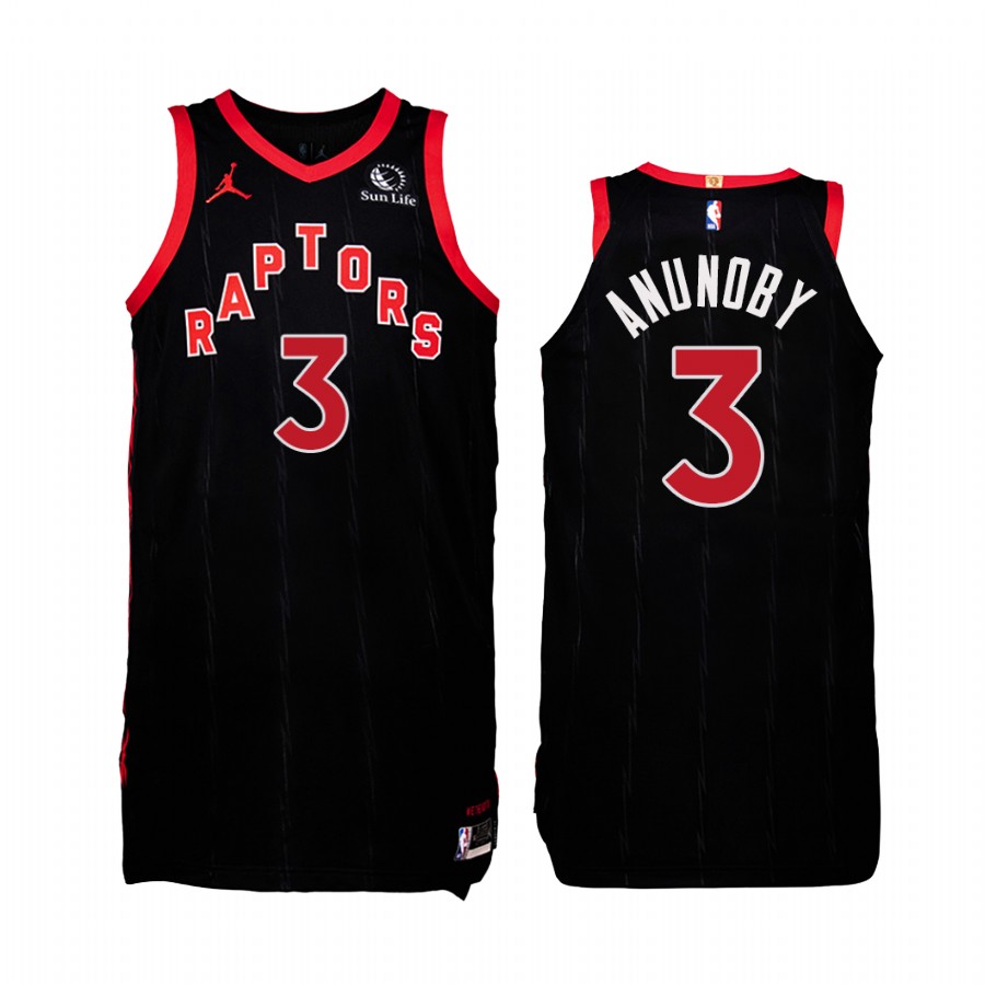 OG Anunoby Toronto Raptors Black Statement Jersey The Defiant
