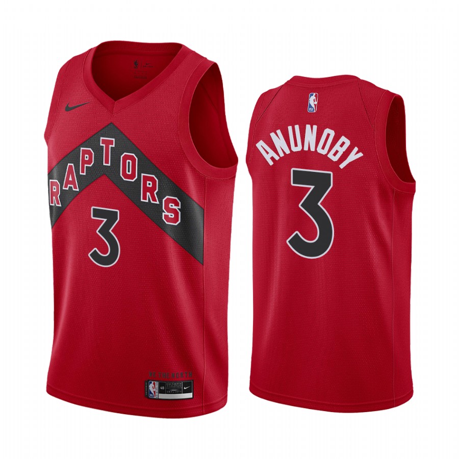 OG Anunoby Toronto Raptors Red Icon Edition New Uniform Jersey