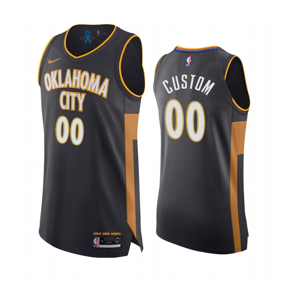 Oklahoma City Thunder Custom  City Edition Jersey