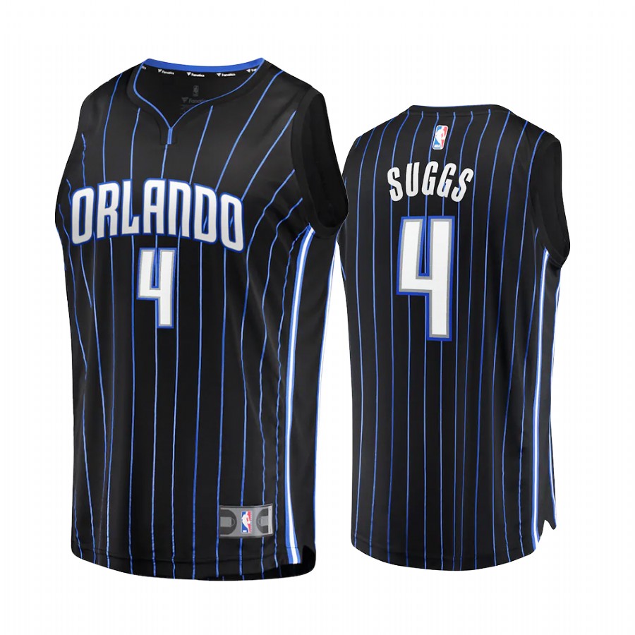 Orlando Magic #4 Jalen Suggs Jersey Draft 1st Round Pick Black