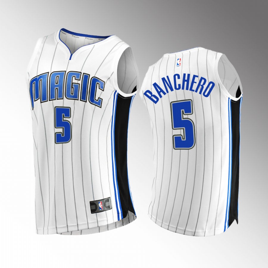 Orlando Magic #5 Paolo Banchero Association Edition Jersey White