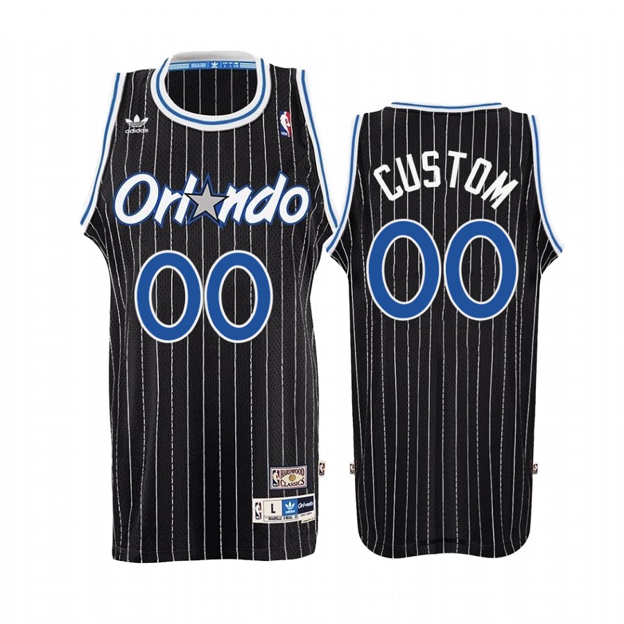 Orlando Magic Custom #00 Black Throwback Jersey