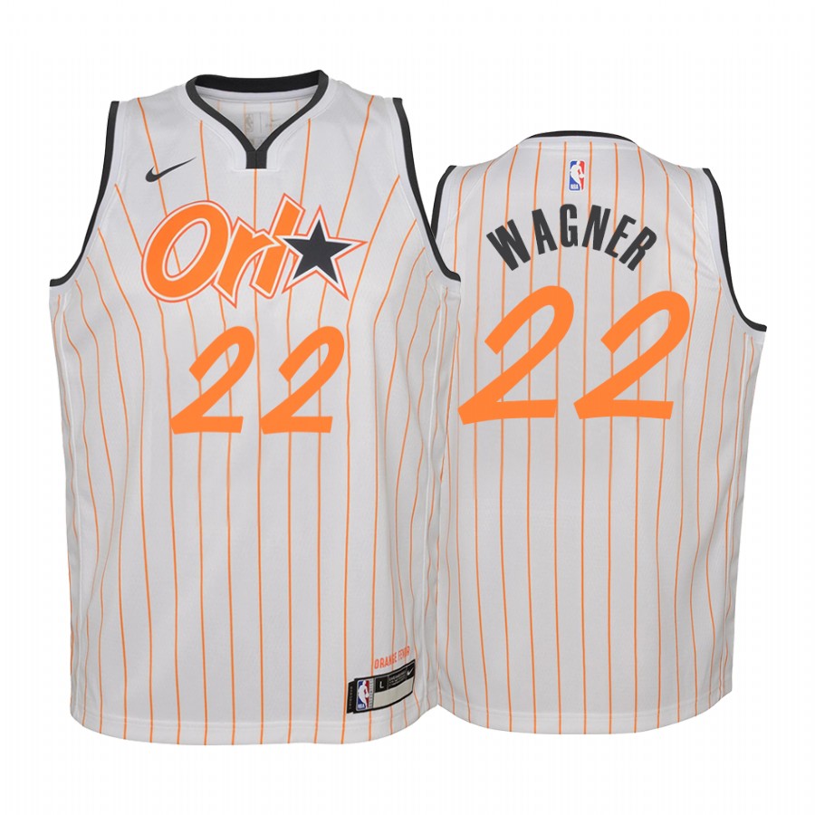 Orlando Magic Franz Wagner City Edition Black Youth Jersey Draft #22