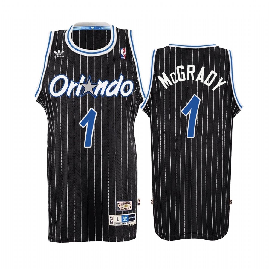 Orlando Magic Tracy McGrady #1 Black Throwback Jersey