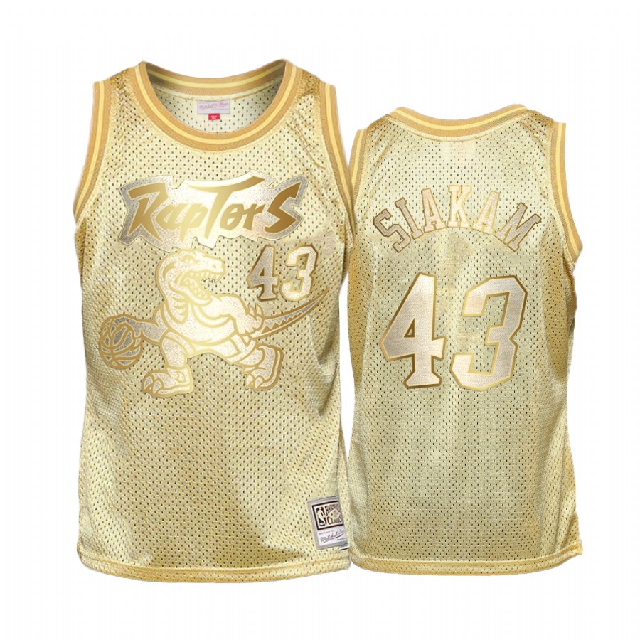 Pascal Siakam #43 Toronto Raptors Golden Midas SM Jersey