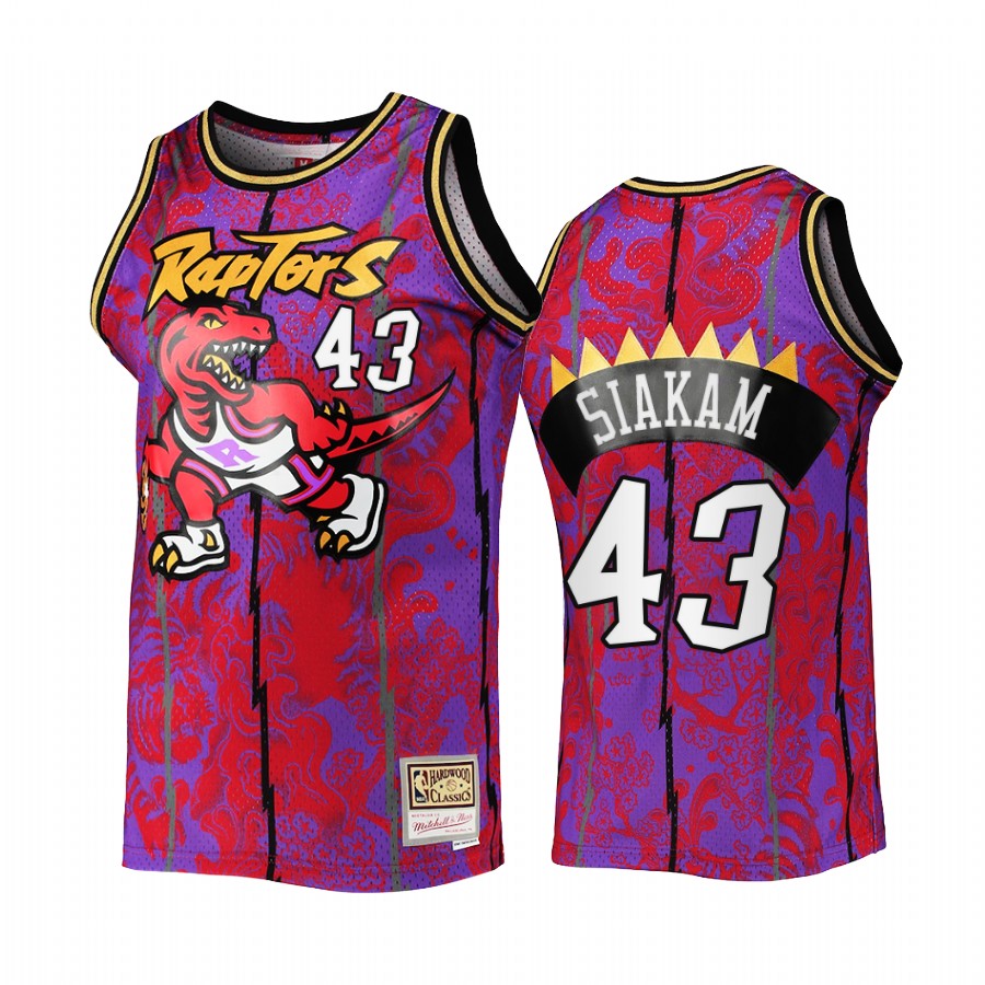 Pascal Siakam Lunar New Year Toronto Raptors Purple Jersey Mitchell Ness