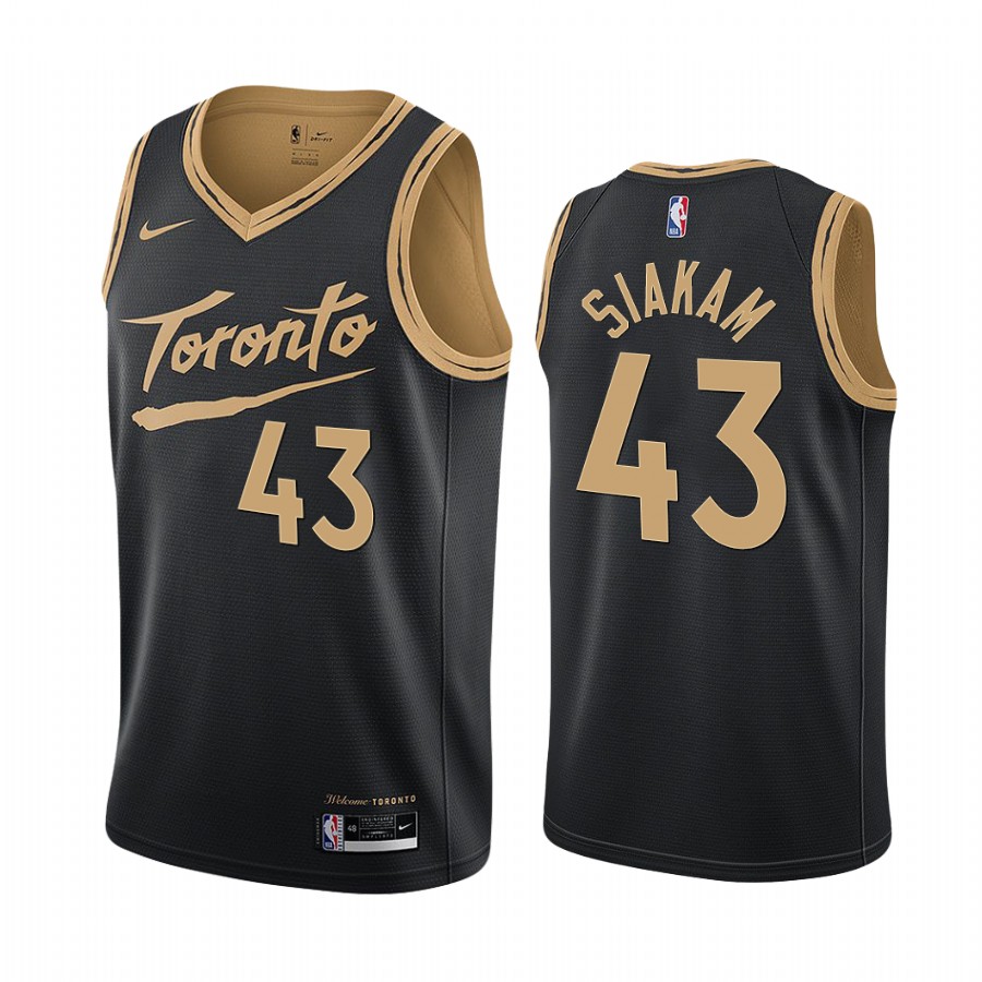 Pascal Siakam Toronto Raptors Black City Edition Jersey