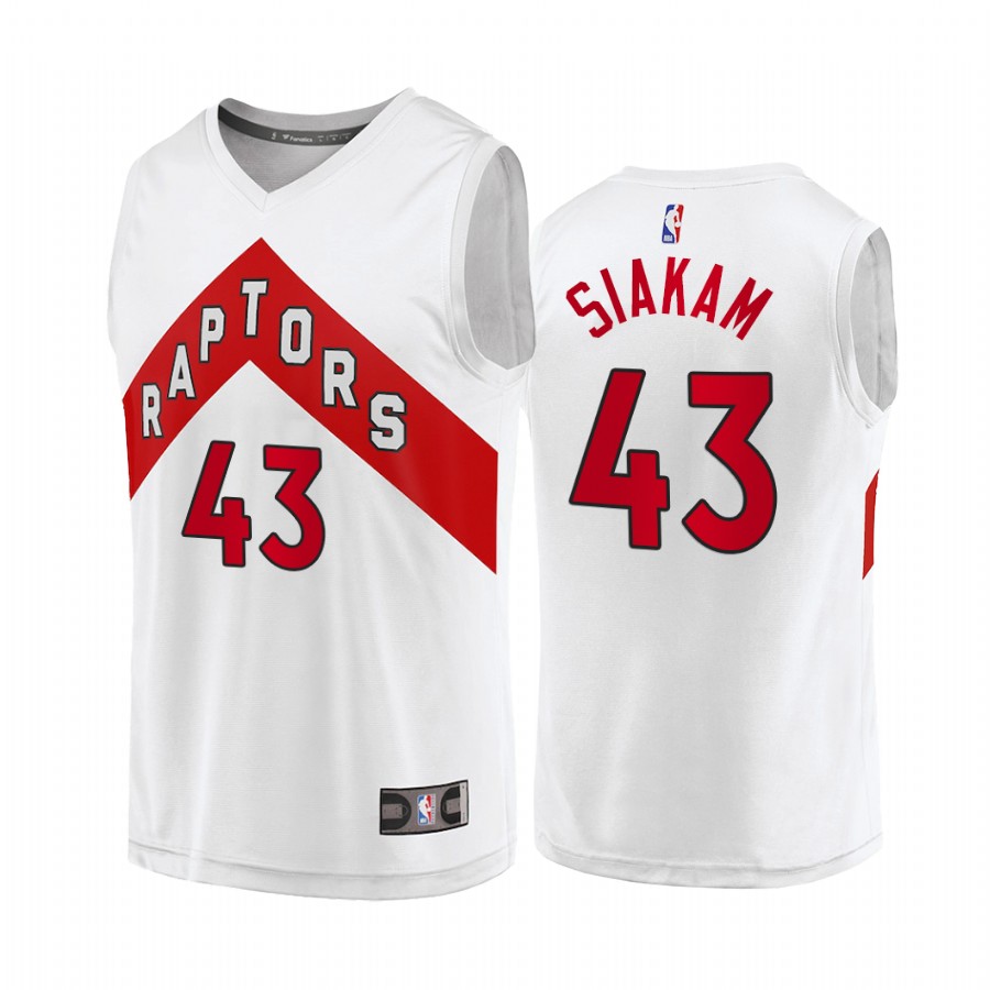 Pascal Siakam Toronto Raptors White Association Edition Jersey