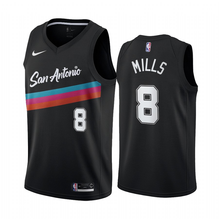 Patty Mills San Antonio Spurs Black City Edition Fiesta Colors Jersey