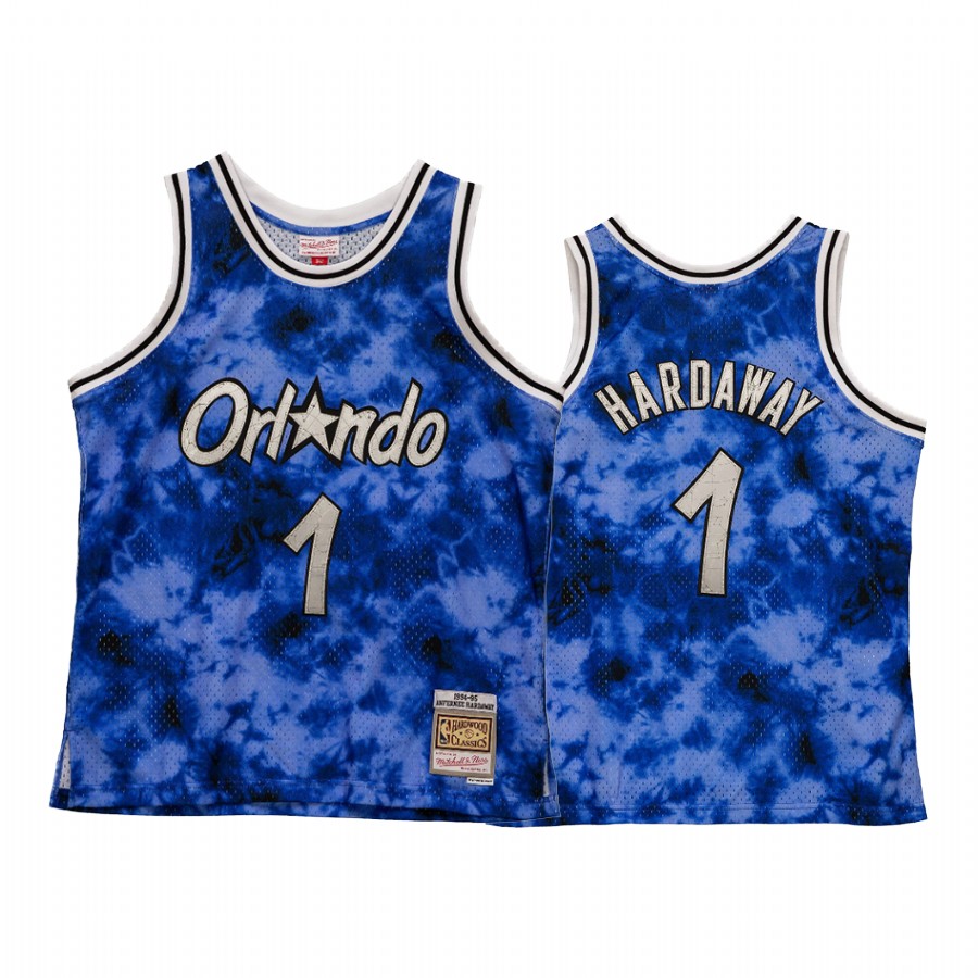 Penny Hardaway #1 Orlando Magic Galaxy Jersey Royal