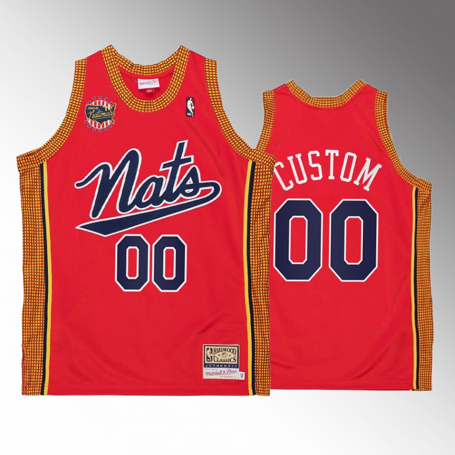 Philadelphia 76ers Custom Syracuse Nationals #00 Red Throwback 2004-05 Jersey