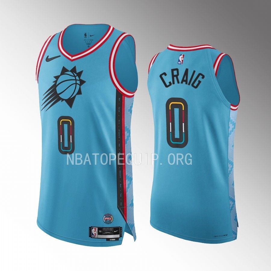 Phoenix Suns #0 Torrey Craig Turquoise Jersey City Edition