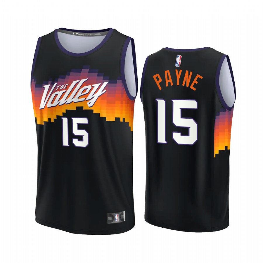 Phoenix Suns #15 Cameron Payne Jersey 75th City Edition Black