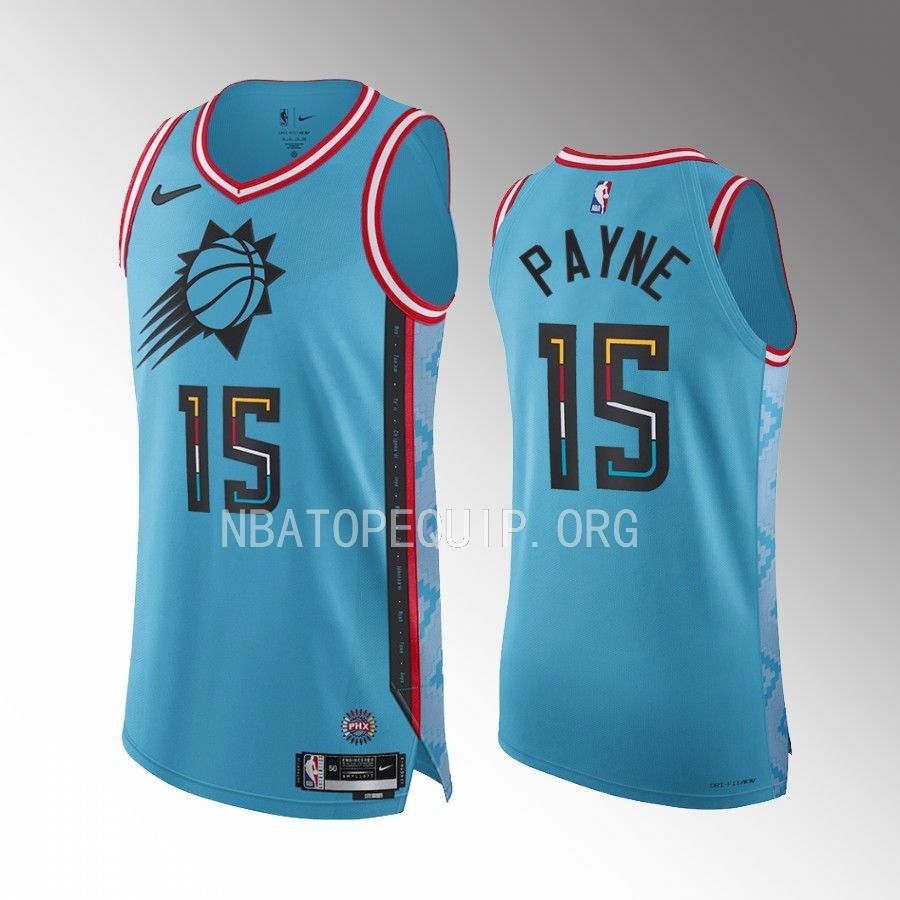 Phoenix Suns #15 Cameron Payne Turquoise Jersey City Edition