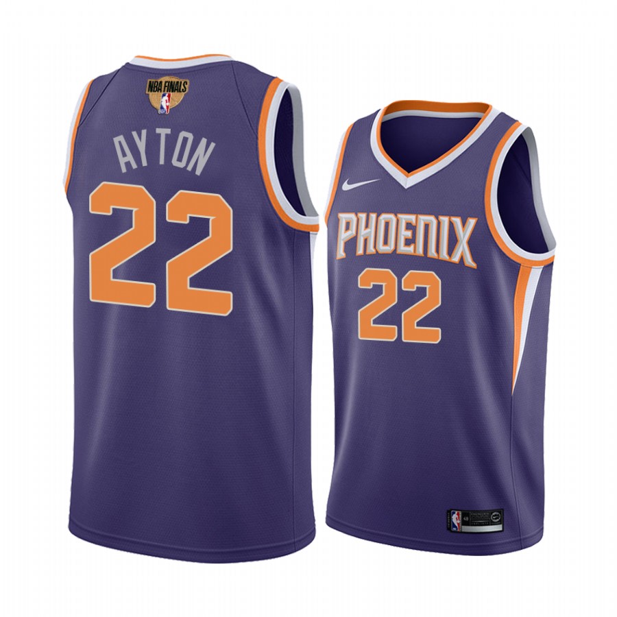 Phoenix Suns #22 Deandre Ayton Finals Purple Jersey
