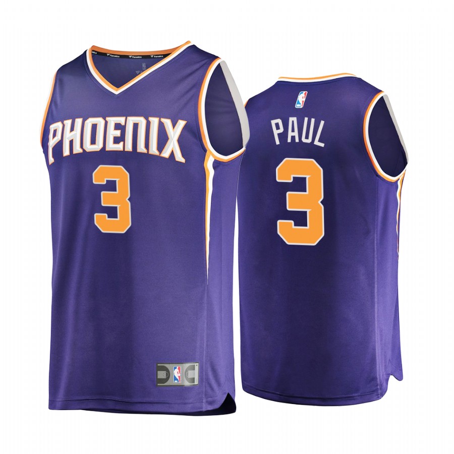 Phoenix Suns #3 Chris Paul Jersey Icon Purple Trade