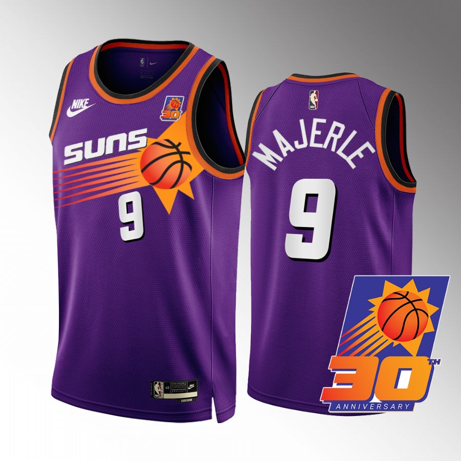 Phoenix Suns 30th Anniversary Dan Majerle Purple #9 Jersey Classic Edition