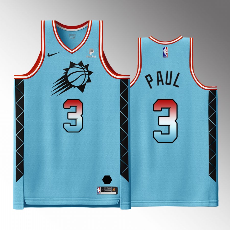 Phoenix Suns Chris Paul #3 City Edition Blue Jersey