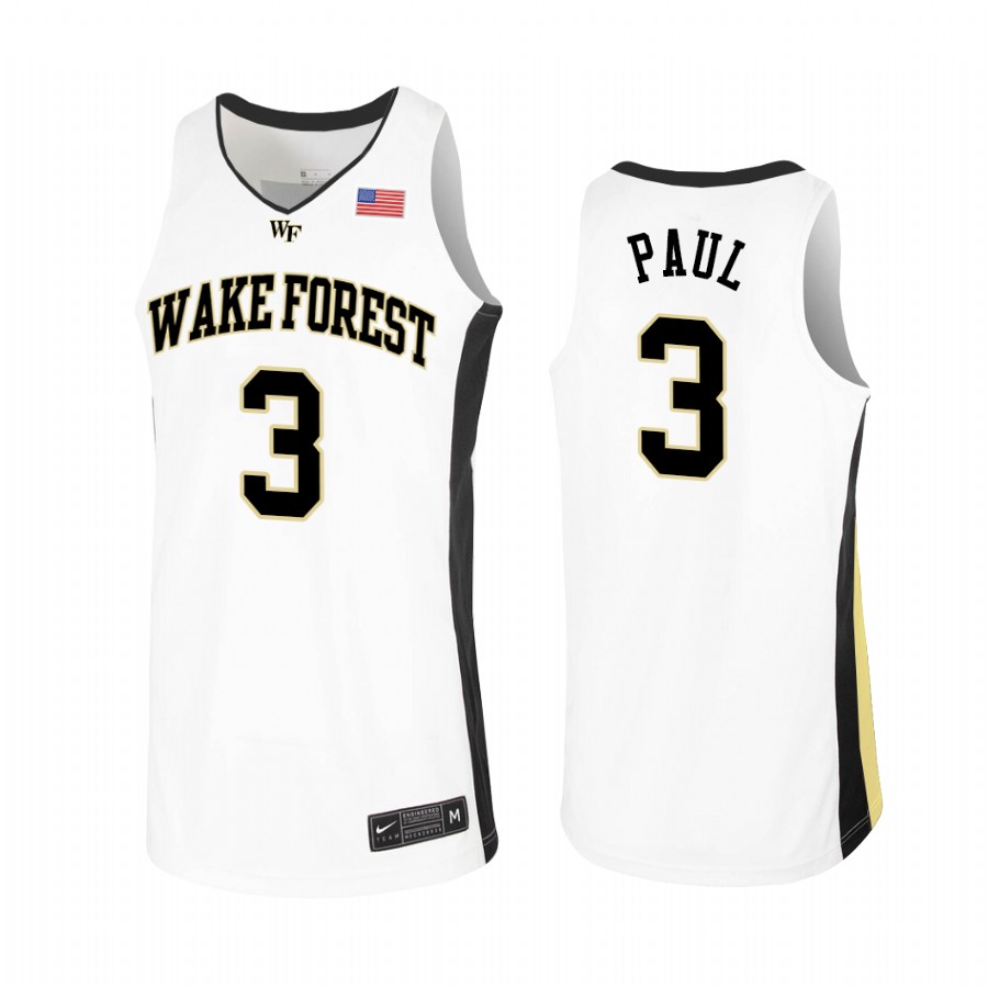 Phoenix Suns Chris Paul White College Jersey