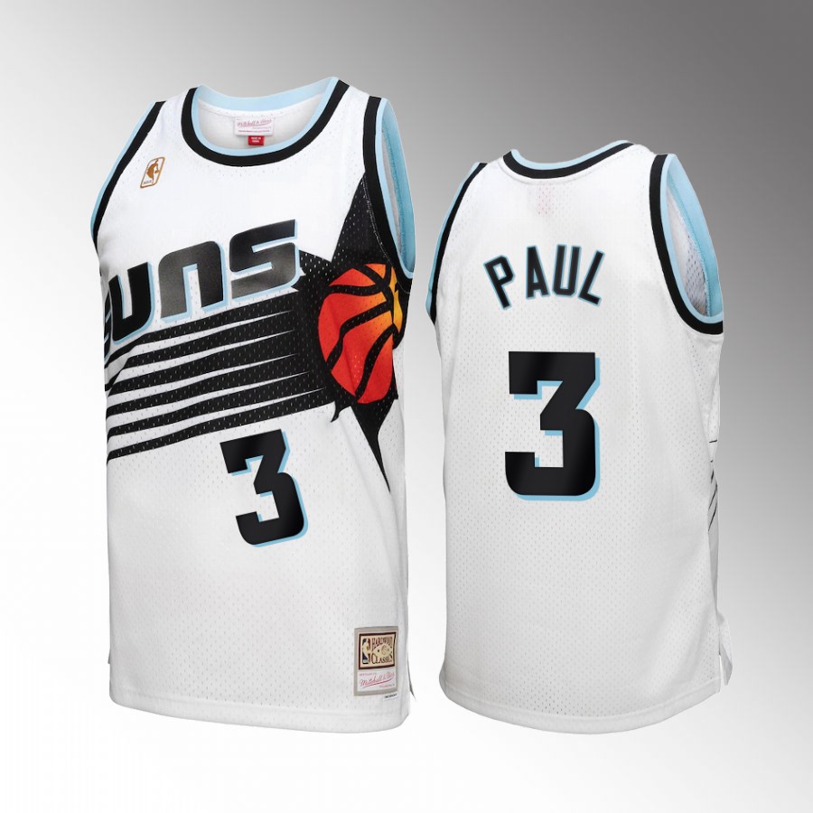 Phoenix Suns Chris Paul White Reload 3.0 Men Jersey Mitchell Ness
