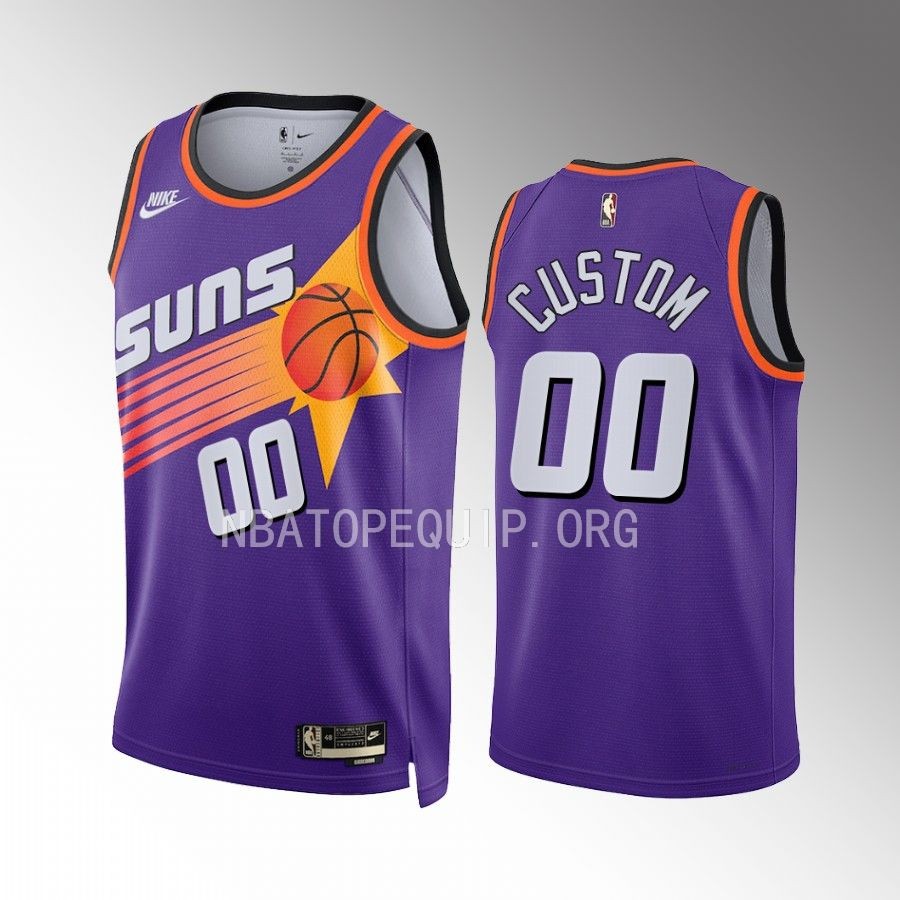 Phoenix Suns custom Classic Edition Purple #00 Jersey Swingman