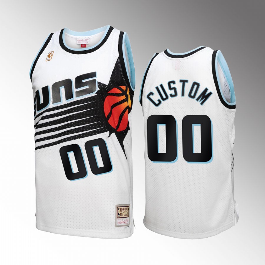 Phoenix Suns custom White Reload 3.0 Men Jersey Mitchell Ness