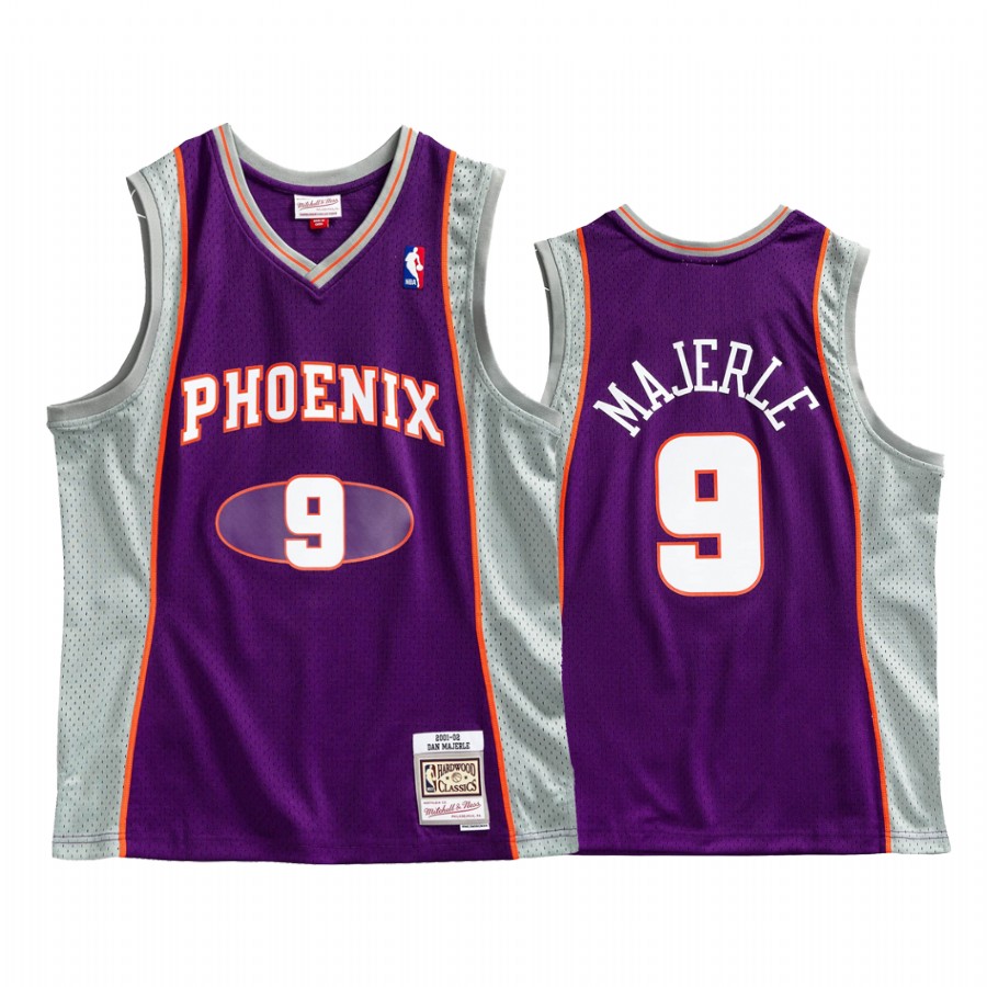 Phoenix Suns Dan Majerle #9 Purple Hardwood Classics Jersey