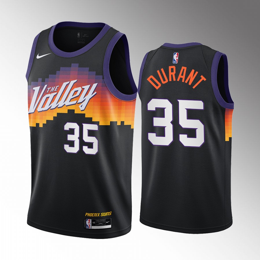 Phoenix Suns Kevin Durant City Edition Black #35 Jersey Trade