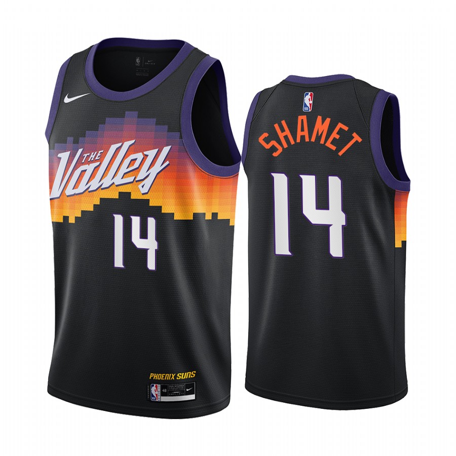 Phoenix Suns Landry Shamet #14 Black City Edition Jersey