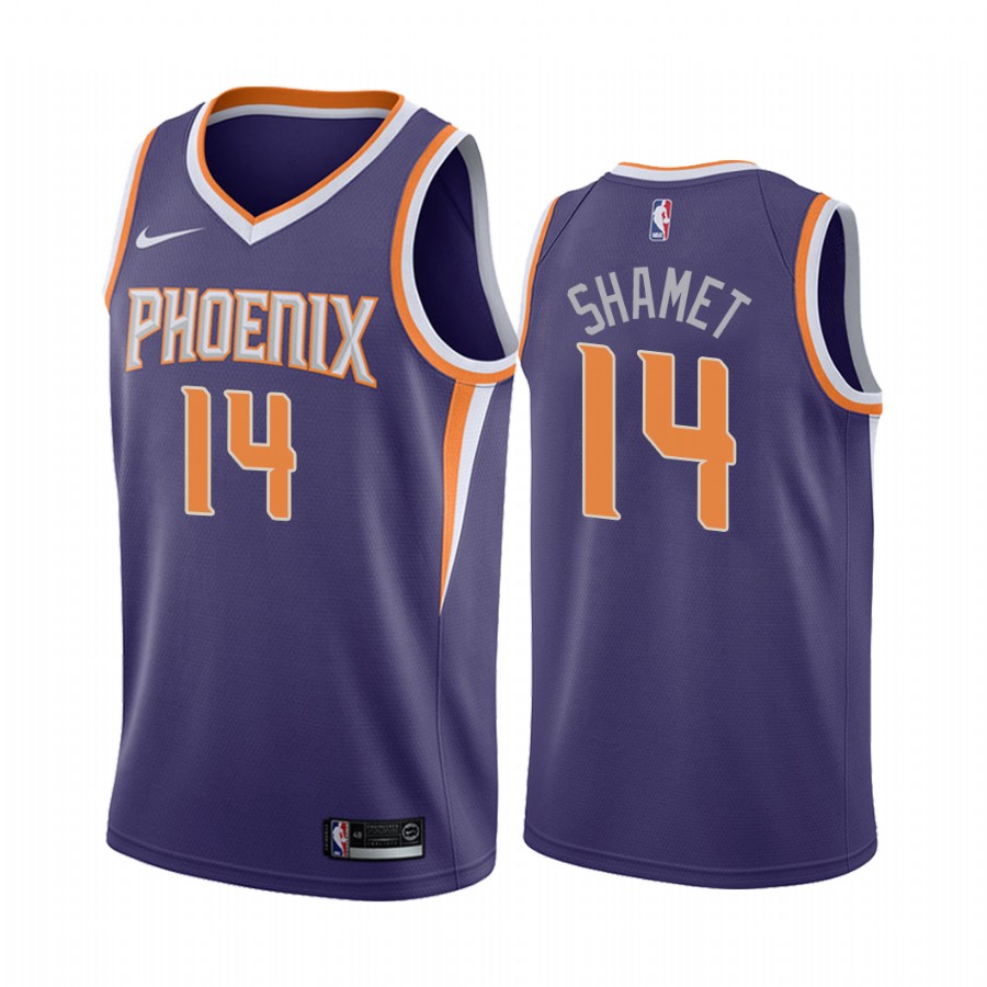Phoenix Suns Landry Shamet #14 Purple Icon Edition Jersey