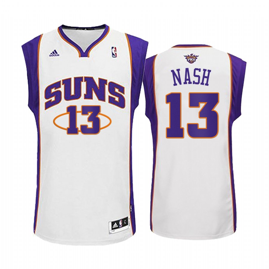 Phoenix Suns Steve Nash #13 White Revolution 30 Road Jersey