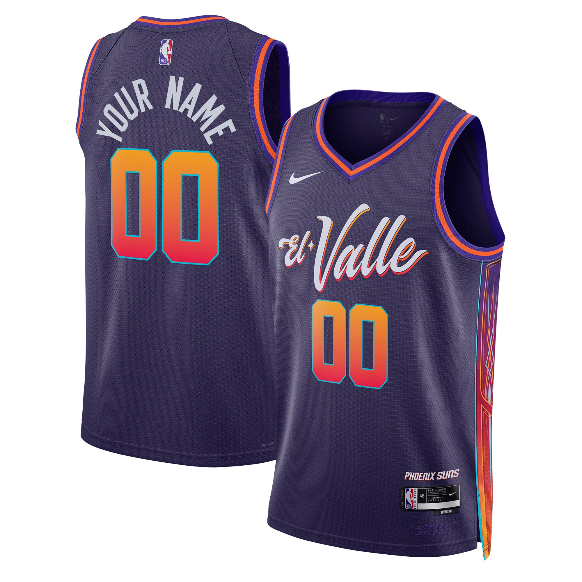 Phoenix Suns Swingman Custom 23/24 City Jersey - All Stitched