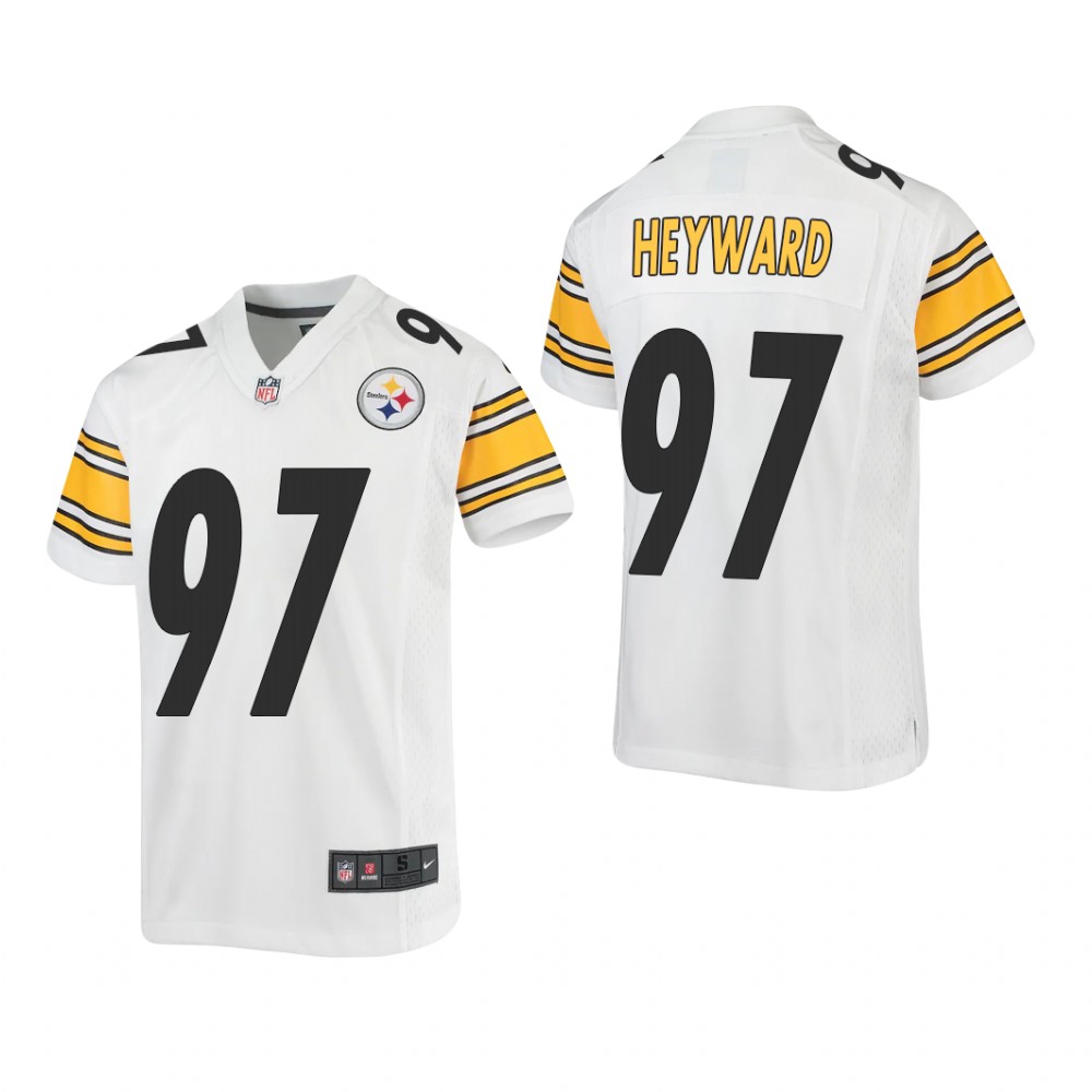 Pittsburgh Steelers Cameron Heyward White Jersey Game - Youth