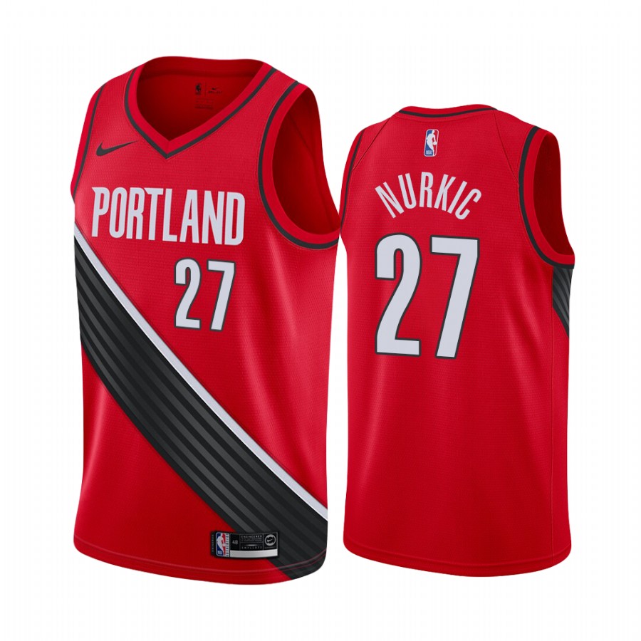 Portland Trail Blazers Jusuf Nurkic Black  Statement Edition Jersey