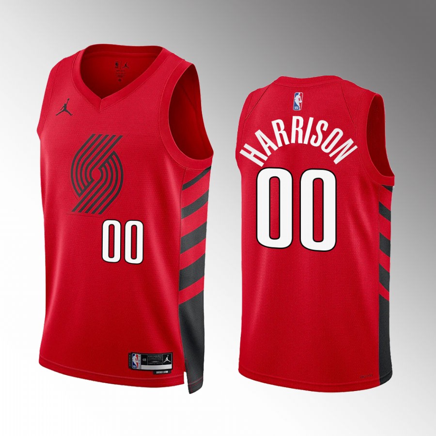 Portland Trail Blazers Shaquille Harrison Statement Edition Red #00 Jersey Swingman