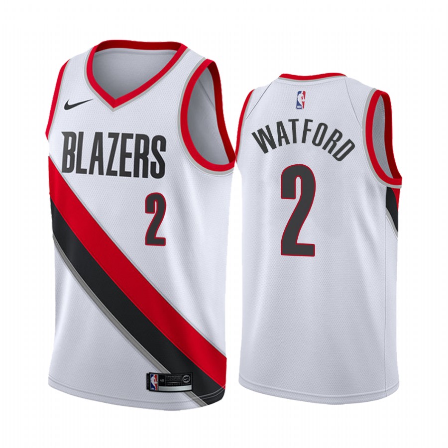 Portland Trail Blazers Trendon Watford Draft #2 Association Edition Jersey White