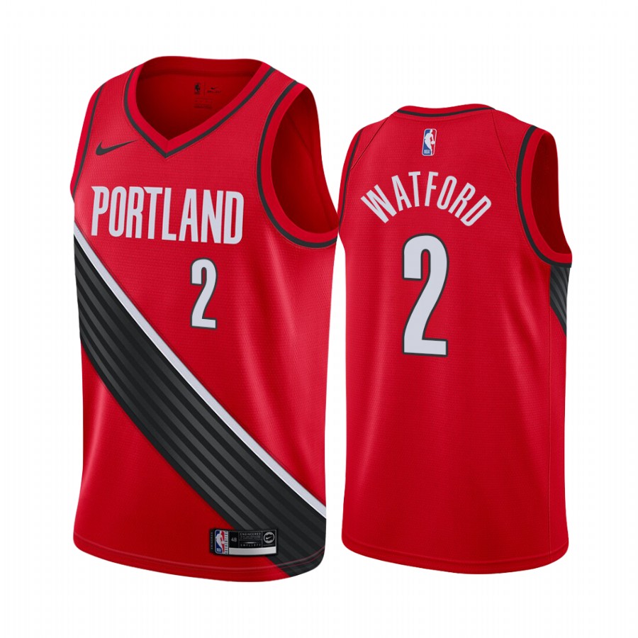 Portland Trail Blazers Trendon Watford Draft #2 Statement Edition Jersey Red
