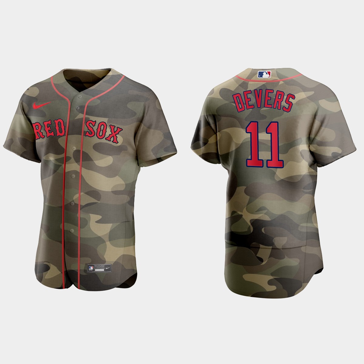Rafael Devers Boston Red Sox National Armed Forces Day Jersey - Camo