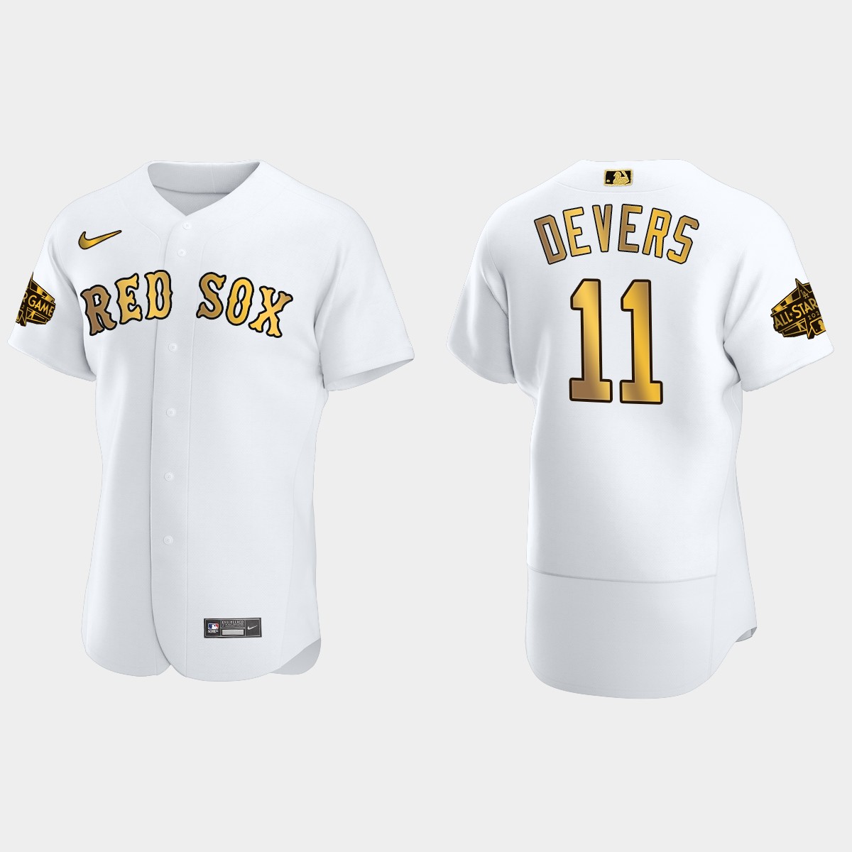 Rafael Devers Boston Red Sox All-Star Main Logo Jersey - White