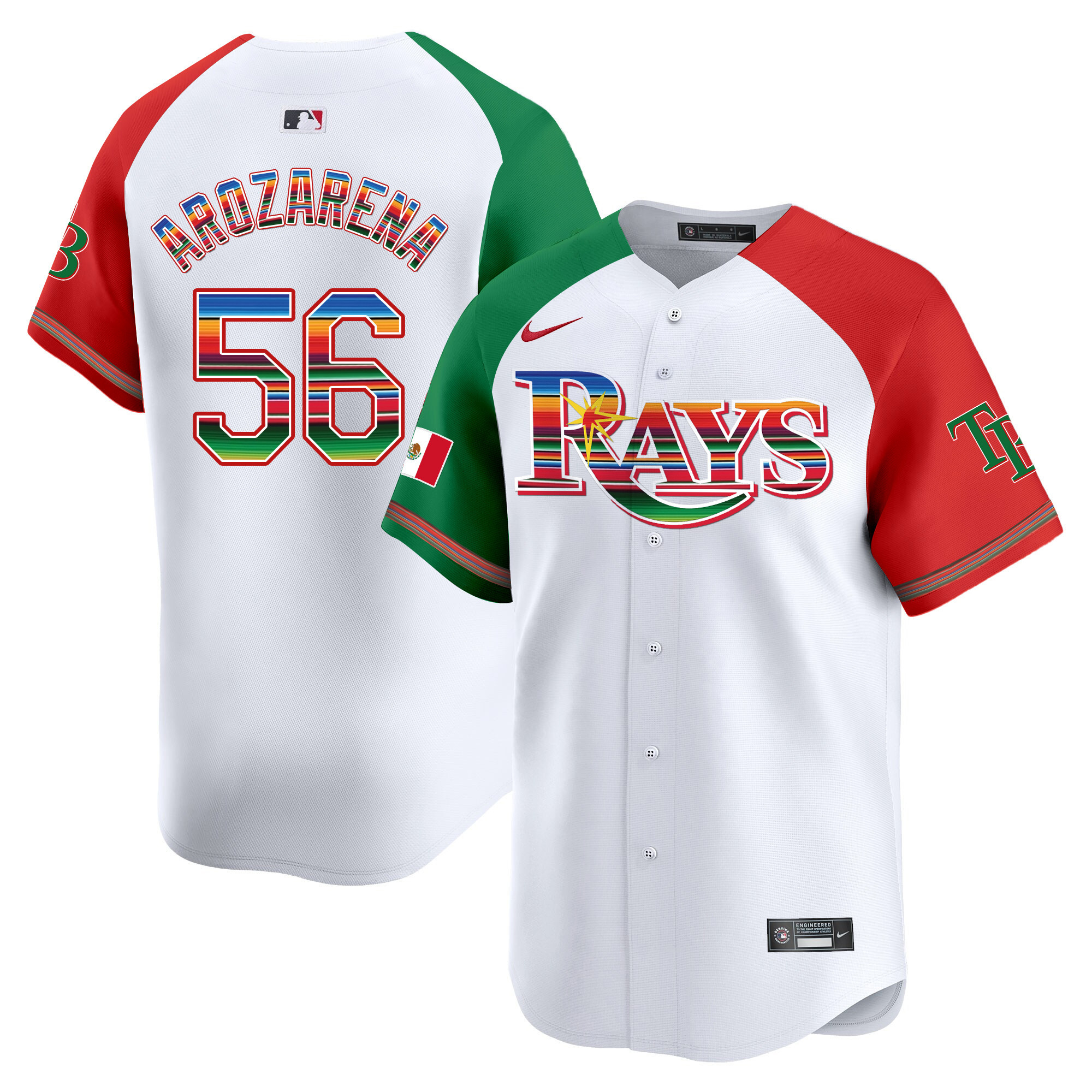 Randy Arozarena Men's Tampa Bay Rays Mexico Vapor Premier Limited Alternate Jersey
