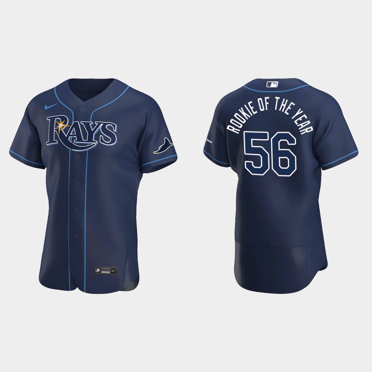 Randy Arozarena Tampa Bay Rays AL Rookie of the Year Jersey - Navy