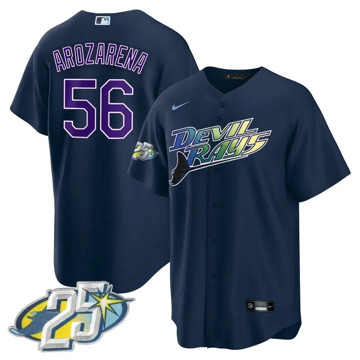 Randy Arozarena Tampa Bay Rays Navy Cool Base Jersey