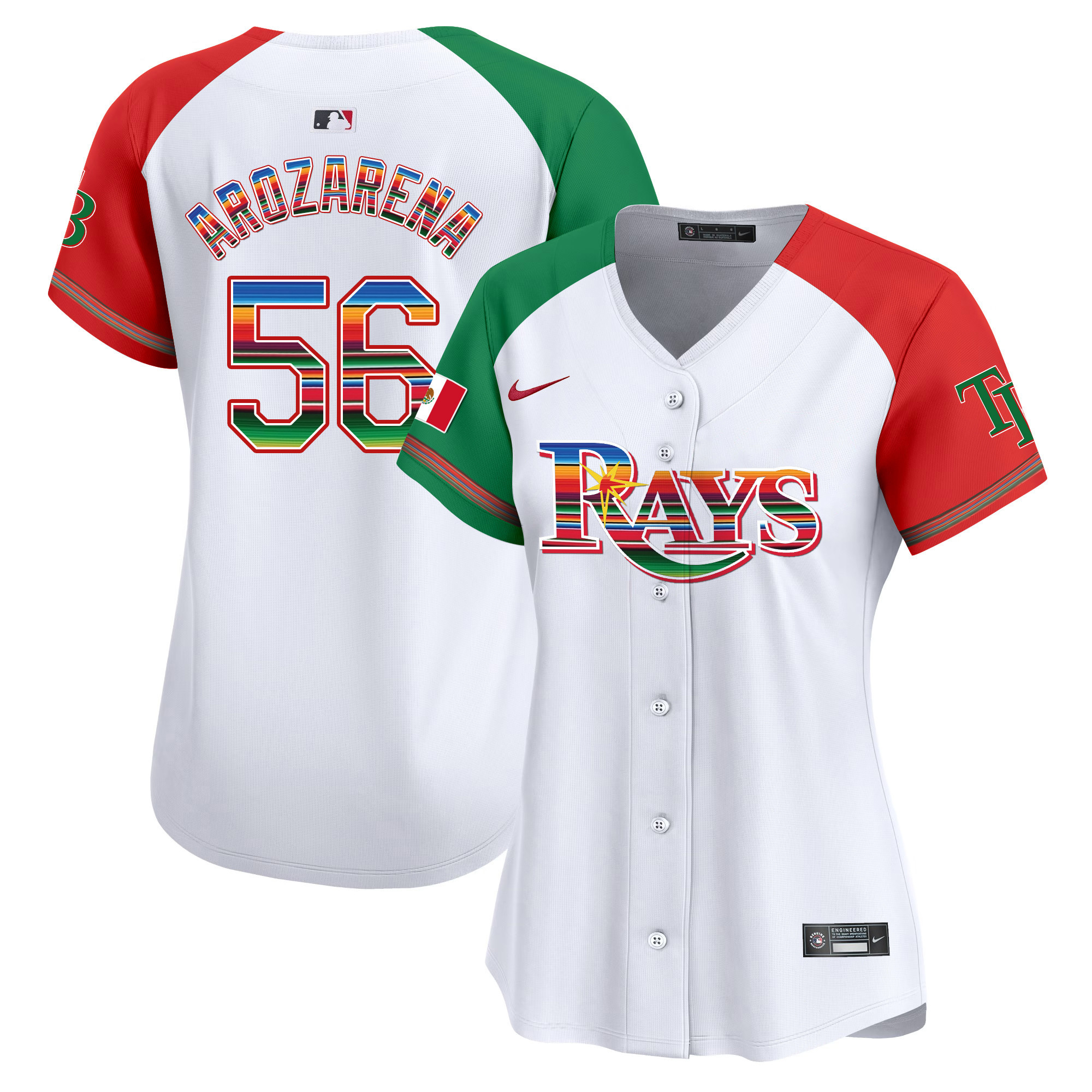 Randy Arozarena Women's Tampa Bay Rays Mexico Vapor Premier Limited Alternate Jersey