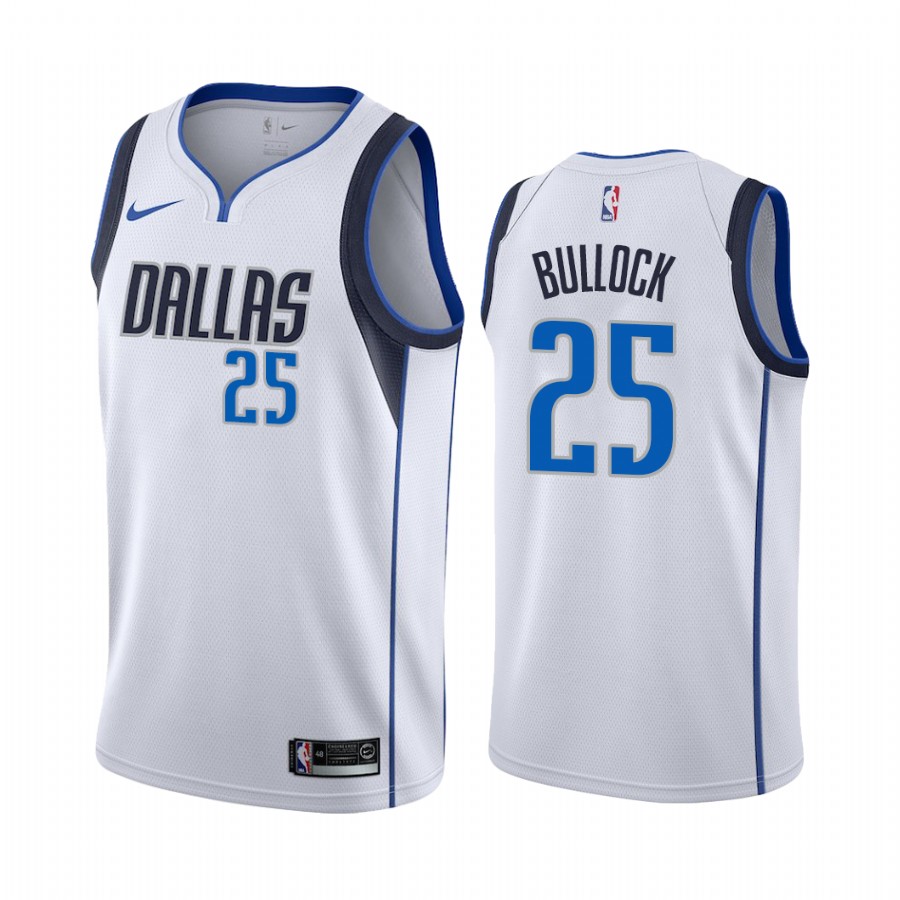 Reggie Bullock Dallas Mavericks White Association Edition #25 Jersey Trade