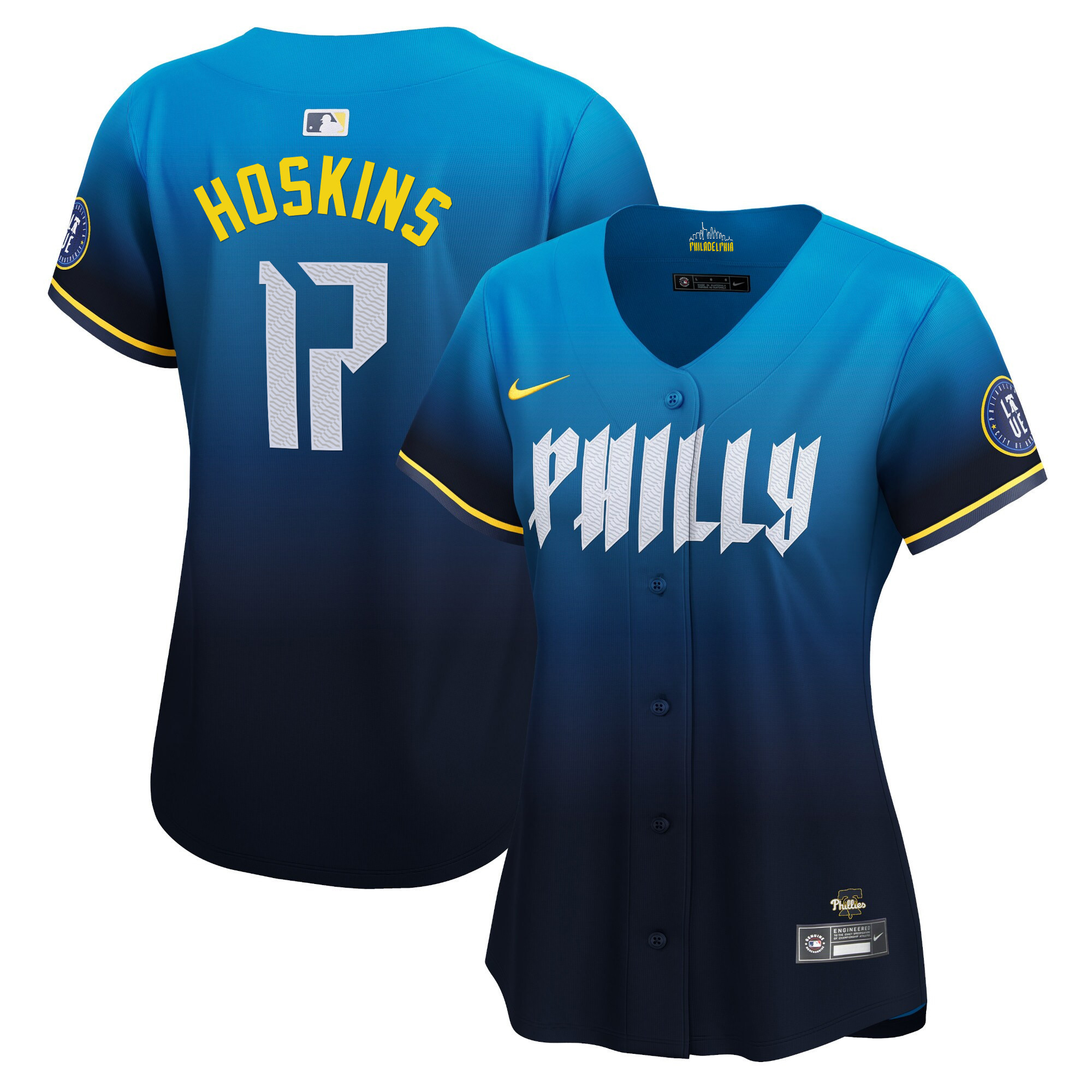 Rhys Hoskins Women's Philadelphia Phillies City Connect Vapor Premier Limited Jersey