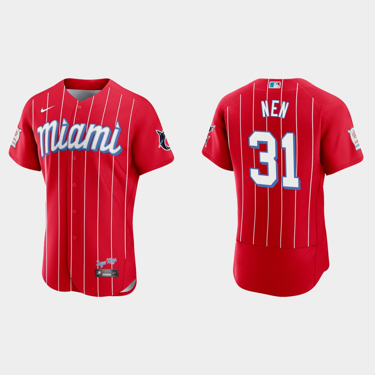 Robb Nen Miami Marlins City Connect Jersey - Red