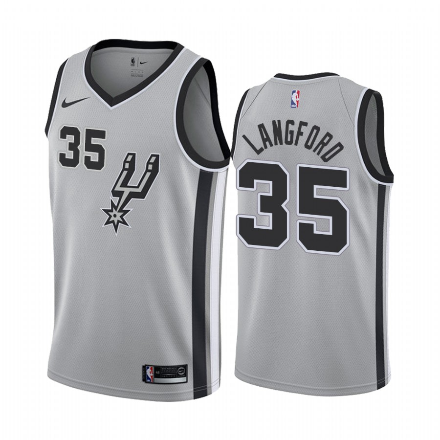 Romeo Langford San Antonio Spurs Gray #35 Statement Edition Jersey Trade