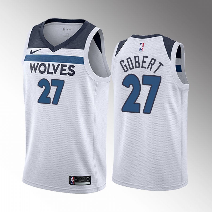 Rudy Gobert #27 Minnesota Timberwolves Association Edition White Jersey