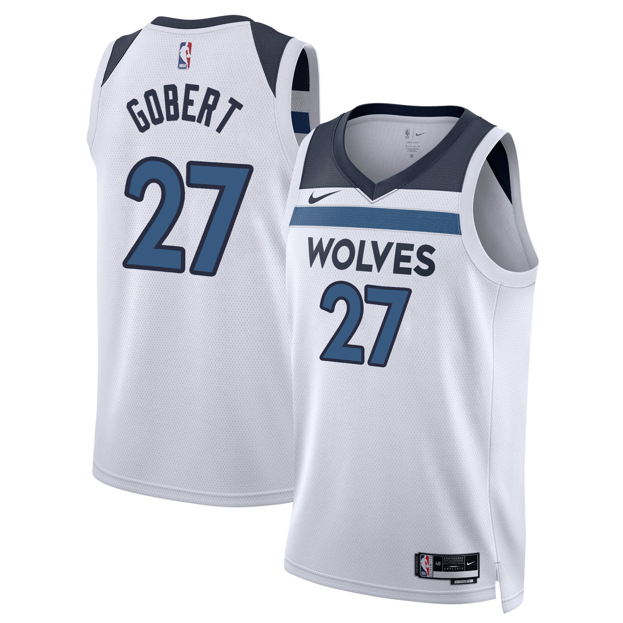 Rudy Gobert Men's Minnesota Timberwolves Swingman Association Jersey - All Stitched